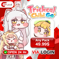 Trickcal: Chibi Go - Any Pack  49.99$ Top up via LOGIN By Inblack Open 24 hr.