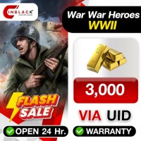 War War Heroes (VVVVH WW II)  - 3000 Gold  UID by Inblackm open 24 hr.