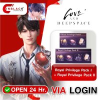 Love and Deepspace - Royal Privilege Pack I + Royal Privilege Pack II (5.48$) Top up via LOGIN By Inblack Open 24 hr.