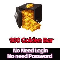 900 Golden Bar+599 Gems（Via UID No Need Login/No need Password）