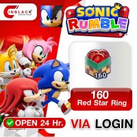 Sonic Rumble (GL)  - 160 Red Star Ring 9.99$ Top up Via Login by Inblackm open 24 hr.