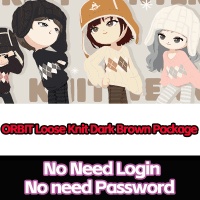 ORBIT Loose Knit Dark Brown Package（Via UID No Need Login/No need Password）