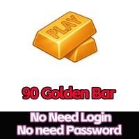 90 Golden Bar+57 Gems（Via UID No Need Login/No need Password）