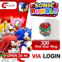 Sonic Rumble (GL)  - 330 Red Star Ring 19.99$ Top up Via Login by Inblackm open 24 hr.