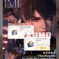 Love and Deepspace - Galactic Crown Pack I & II (FULL) (LOGIN METHOD) **Need Account & Password to login**