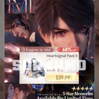 Love and Deepspace - Heartsignal Pack II (LOGIN METHOD) **Need Account & Password to login**