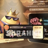 Love and Deepspace - ANNIVERSARY OFFER - Wish Gift (LOGIN METHOD) **Need Account & Password to login**