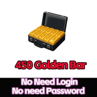 450 Golden Bar+284 Gems（Via UID No Need Login/No need Password）