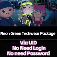 Neon Green Techwear Package（Via UID No Need Login/No need Password）