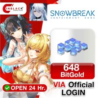 Snowbreak - 648 BitGold 99.99$ Top up Official LOGIN By Inblackm Open 24 hr.