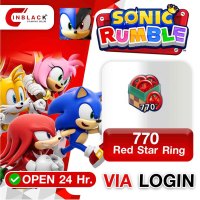Sonic Rumble (GL) - 770 Red Star Ring 45.99$ Top up Via Login by Inblackm open 24 hr.