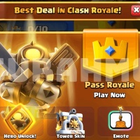 Clash Royale - Diamond Pass (LOGIN METHOD) **Need Email & Verification Code to login**