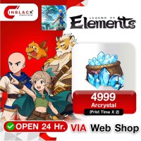 Legend of Elements - 4999 Arcrystal(Frist Time X 2) 49.99$ Top up Via Web Shop By Inblackm Open 24 hr.