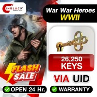 War War Heroes (VVVVH WW II)  -  26250 Key via UID by Inblackm open 24 hr.