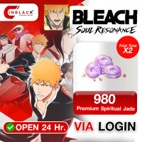 Bleach: Soul Resonance NA - 980 Premium Spiritual Jade (Frist Time X 2) 14.99$ Top up Via Login By Inblackm Open 24 hr.