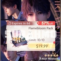 Love and Deepspace - Flameboom Pack IV (LOGIN METHOD) **Need Account & Password to login**