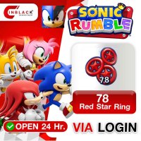 Sonic Rumble (GL)  - 78 Red Star Ring 4.99$ Top up Via Login by Inblackm open 24 hr.
