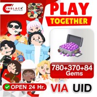 Play Together (GL) - 780 + 454 Gems Top up UID By Inblackm Open 24 hr.