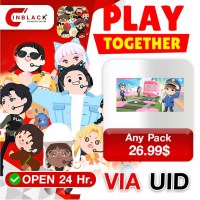 Play Together (GL) - Any Pack 26.99$ / 950 THB Top up UID By Inblackm Open 24 hr.