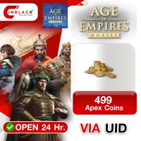 Age of Empires Mobile (GL) - 499 Apex Coins 4.99$ Top up UID By Inblack Open 24 hr.