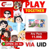 Play Together (GL) - Any Pack 11.99$ / 399 THB Top up UID By Inblackm Open 24 hr.