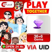 Play Together (GL) - 36+6 Gems Top up UID By Inblackm Open 24 hr.