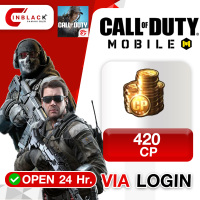 Call of Duty: Mobile (SEA) - 420 CP Top up Via Login By Inblack Open 24hr.