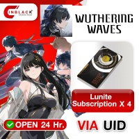 Wuthering Waves - Lunite Subscription X 4  ( 19.99 USD ) Top up UID by Inblackm open 24 hr.