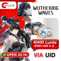 Wuthering Waves - 40400 Lunite (6480+1600 X 5) 499.99$ Top up UID by Inblackm open 24 hr.