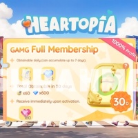 Heartopia - GAMG Full Membership (LOGIN METHOD) **Need Account & Password to login**