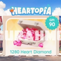 Heartopia - 1280+90 Heart Diamond (LOGIN METHOD) **Need Account & Password to login**