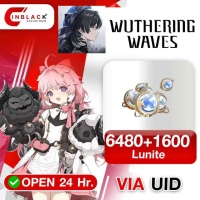 Wuthering Waves - 6480+1600 Lunite ( 99.99 USD ) Top up UID  by Inblackm open 24 hr.