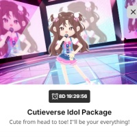 Cutieverse Idol Package（Via UID No Need Login/No need Password）