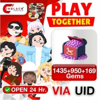 Play Together (GL) - 1435 + 1119 Gem Gems Top up UID By Inblackm Open 24 hr.