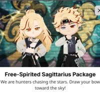 Free-Spirited Sagittarius Package（Via UID No Need Login/No need Password）
