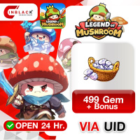 Legend of Mushroom : SEA 499 Gem + Bonus Items 4.99$ Top up UID by Inblackm open 24 hr.
