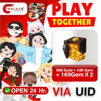 Play Together (GL) - 900 Gold + 599 GEM X 2 Top up UID By Inblackm Open 24 hr.