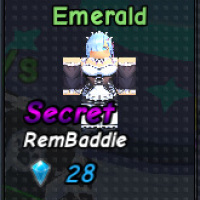 [SECRET] Emerald RemBaddie (Spin A Baddie)