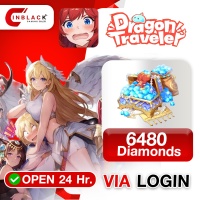 Dragon Traveler - 6480 Diamonds 99.99$ Top up Via Login by Inblackm open 24 hr.