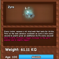 Ghostly Spider - Grow A Garden