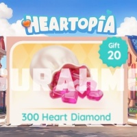 Heartopia - 300+20 Heart Diamond (LOGIN METHOD) **Need Account & Password to login**