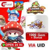 Legend of Mushroom : SEA 1999 Gem + Bonus Items 0.99$ Top up UID by Inblackm open 24 hr.