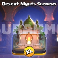 Clash of Clans COC  Clash of Clans - Desert Nights Scenery (LOGIN METHOD) **Need Email & Verification Code to login**