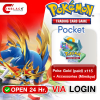 Pokemon TCG Pocket - Poke Gold (paid) x115 + Accessories (Mimikyu) 24.99$ Top Up Via Login By Inblackm open