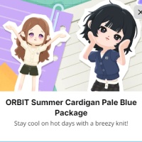 ORBIT Summer Cardigan Pale Blue Package（Via UID No Need Login/No need Password）