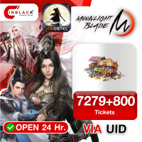 Moonlight Blade M (SEA) -  7279+800 Token Top up UID By Inblackm Open 24 hr.