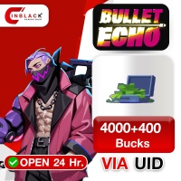 Bullet Echo (GL) - 4000+400 Bucks Top up UID By Inblackm Open 24 hr.
