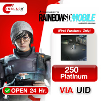 Rainbow Six Mobile (GL) - 250 Platinum (First Purchase Only) 0.99$ Top up UID By Inblackm Open 24 hr.