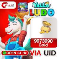 Yalla Ludo (GL) - 9973990 Gold (49.99USD) Top up UID By Inblackm Open 24 hr.