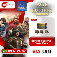 Age of Empires Mobile (GL) - Spring Festival Gem Pack 4.99$ Top up UID By Inblack Open 24 hr.